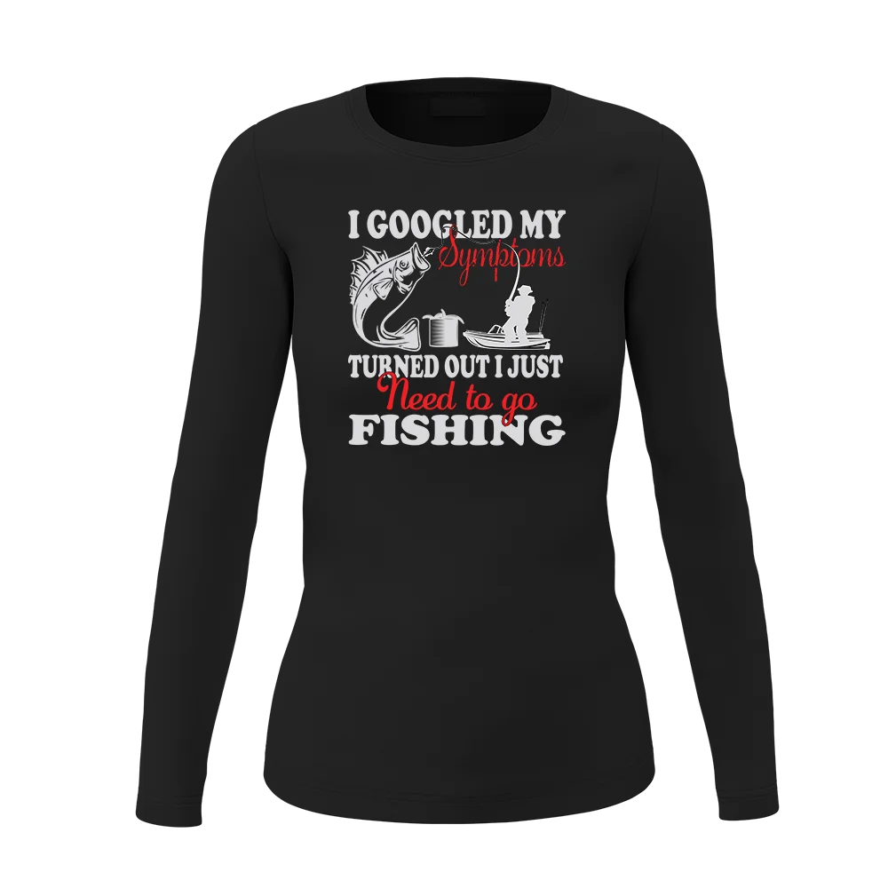 Fishing Symptoms Women Long Sleeve Shirt