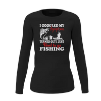 Thumbnail for Fishing Symptoms Women Long Sleeve Shirt