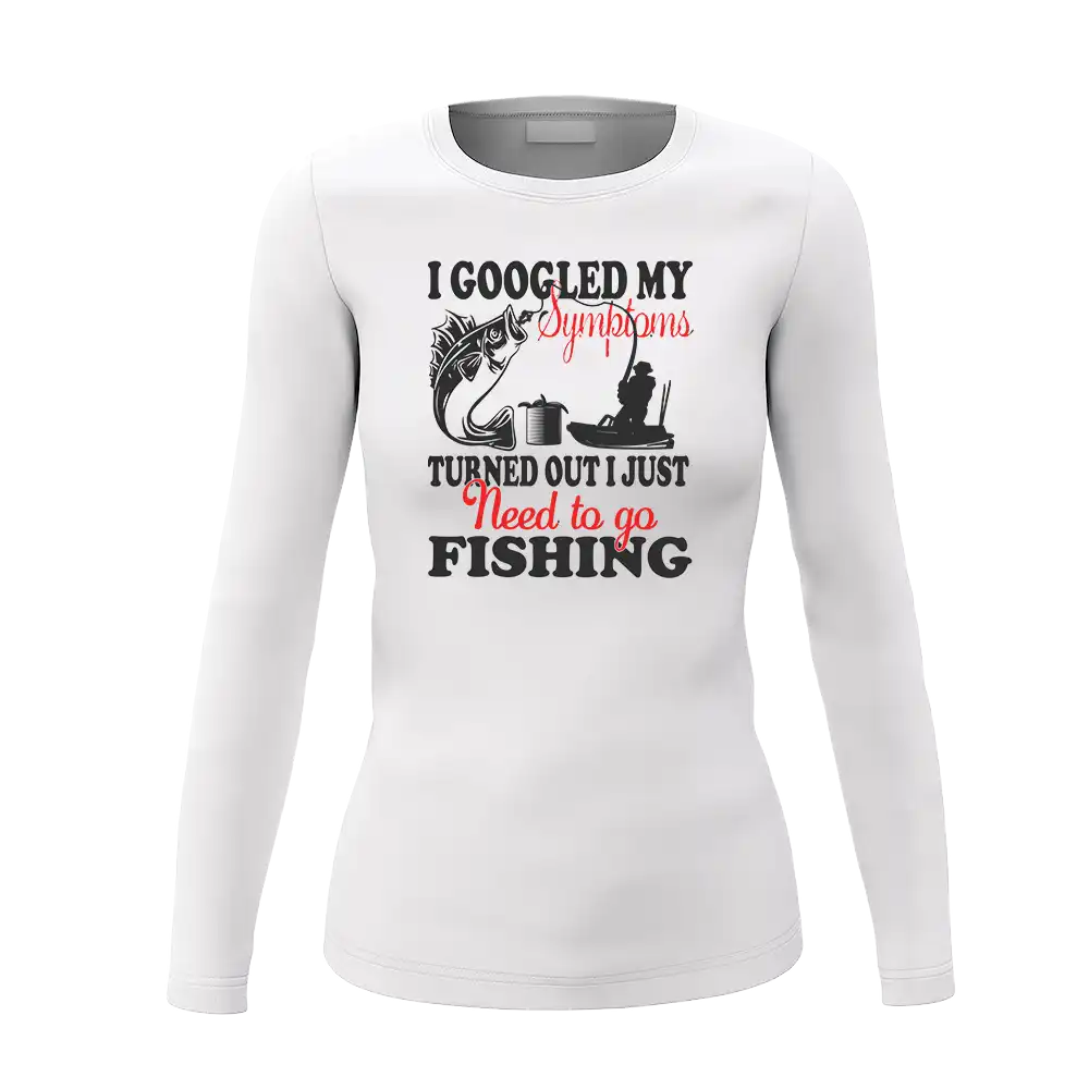 Fishing Symptoms Women Long Sleeve Shirt
