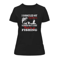 Thumbnail for Fishing Symptoms T-Shirt for Women
