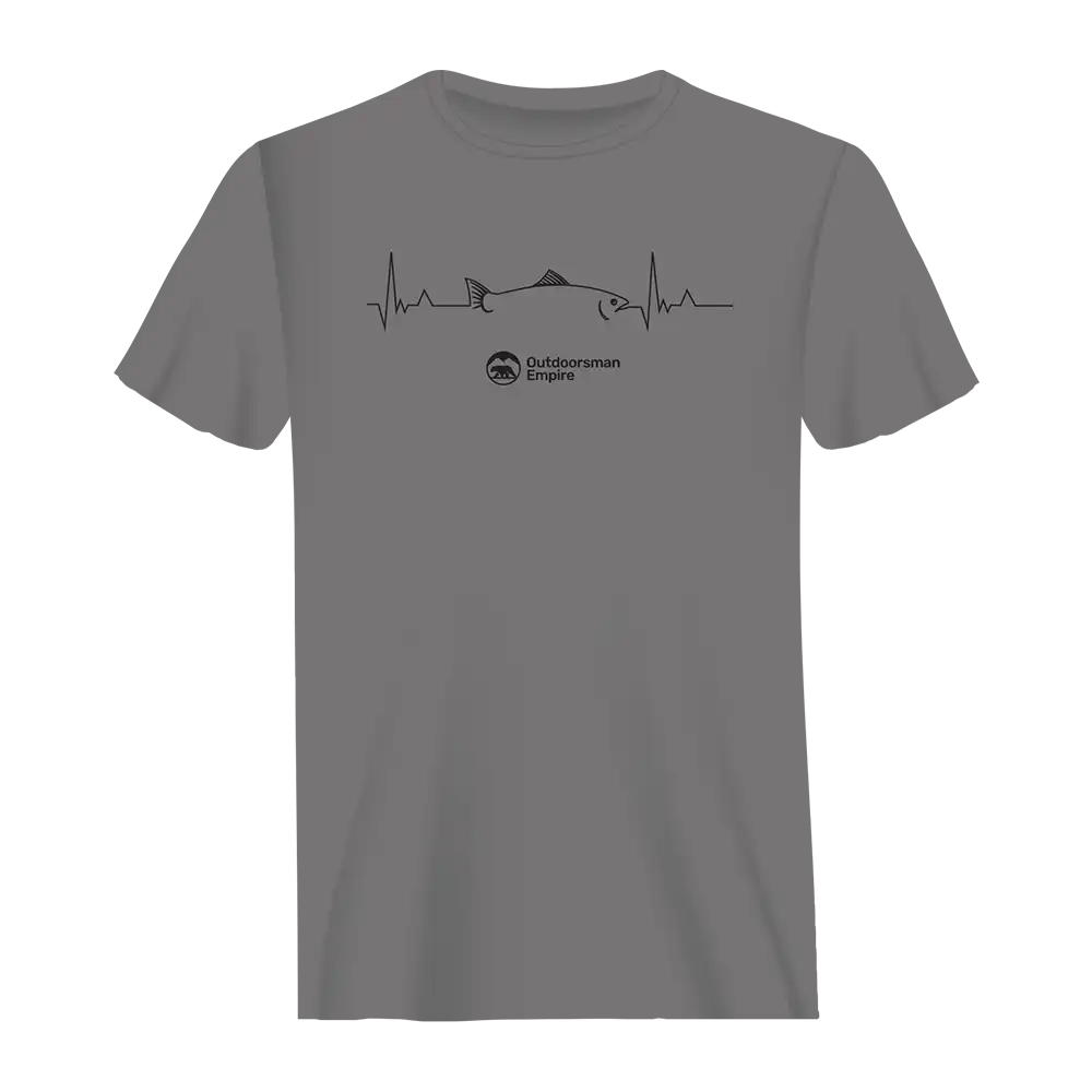Fishing Cardiogram Man T-Shirt