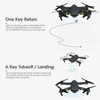 Thumbnail for Foldable Quadcopter Drone 720P/1080P/4k HD RC