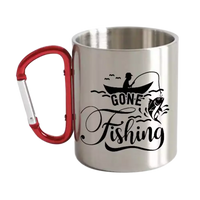 Thumbnail for Gone Fishing Carabiner Mug 12oz