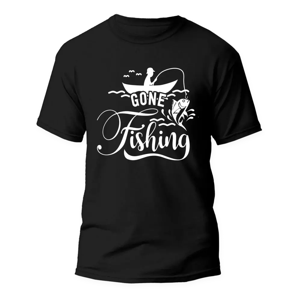 Gone Fishing Man T-Shirt