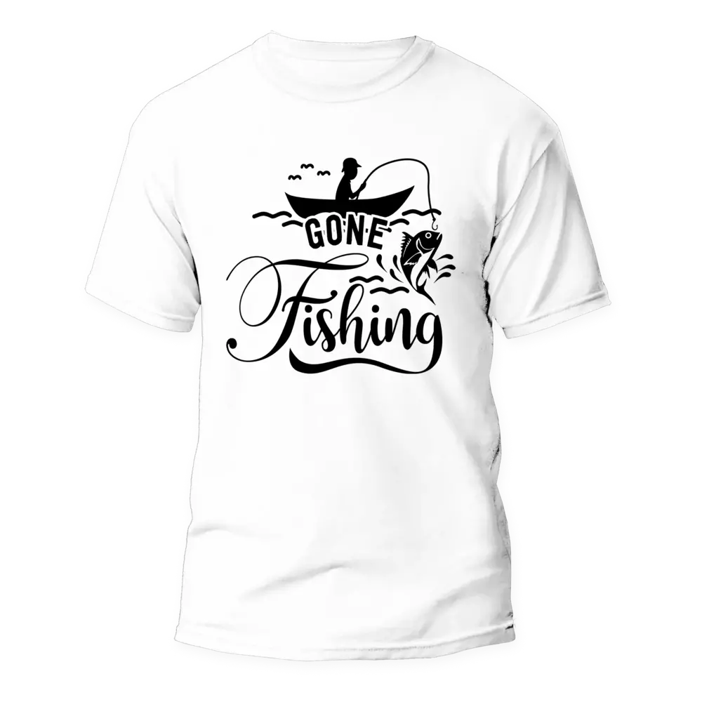 Gone Fishing Man T-Shirt