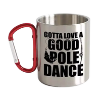 Thumbnail for Gotta Love A Good Pole Dance Carabiner Mug 12oz
