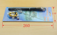 Thumbnail for Survival & Portable Telescopic Pocket Mini Pen Fishing Rod with Reel