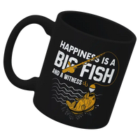 Thumbnail for Happiness is a big fish 11oz Mug