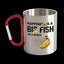 Happiness Is A Big Fish Carabiner Mug 12oz