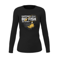 Thumbnail for Happiness Is A Big Fish Women Long Sleeve Shirt