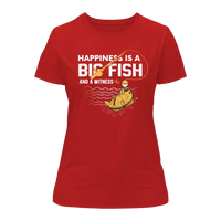 Thumbnail for Happiness Is A Big Fish T-Shirt for Women