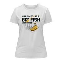 Happiness Is A Big Fish T-Shirt for Women - Outdoorzees