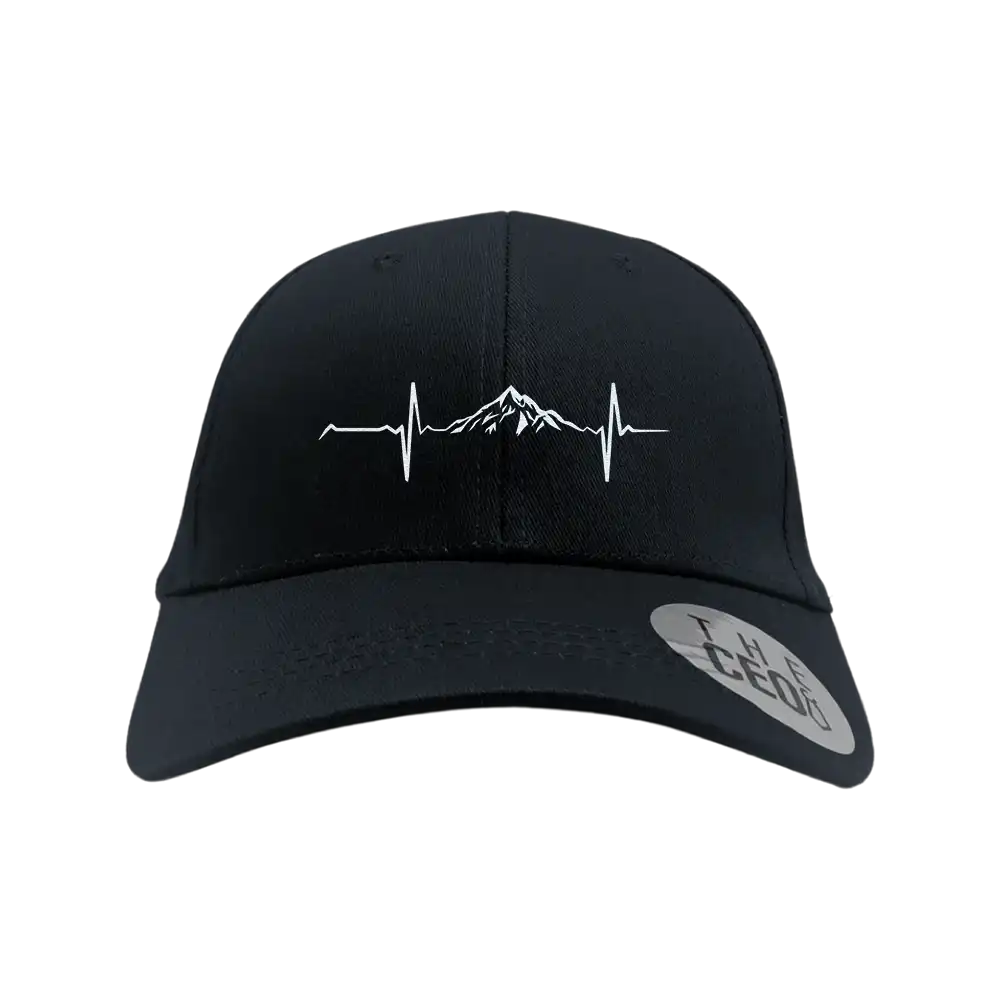 Heartbeat V1 Embroidered Baseball Hat