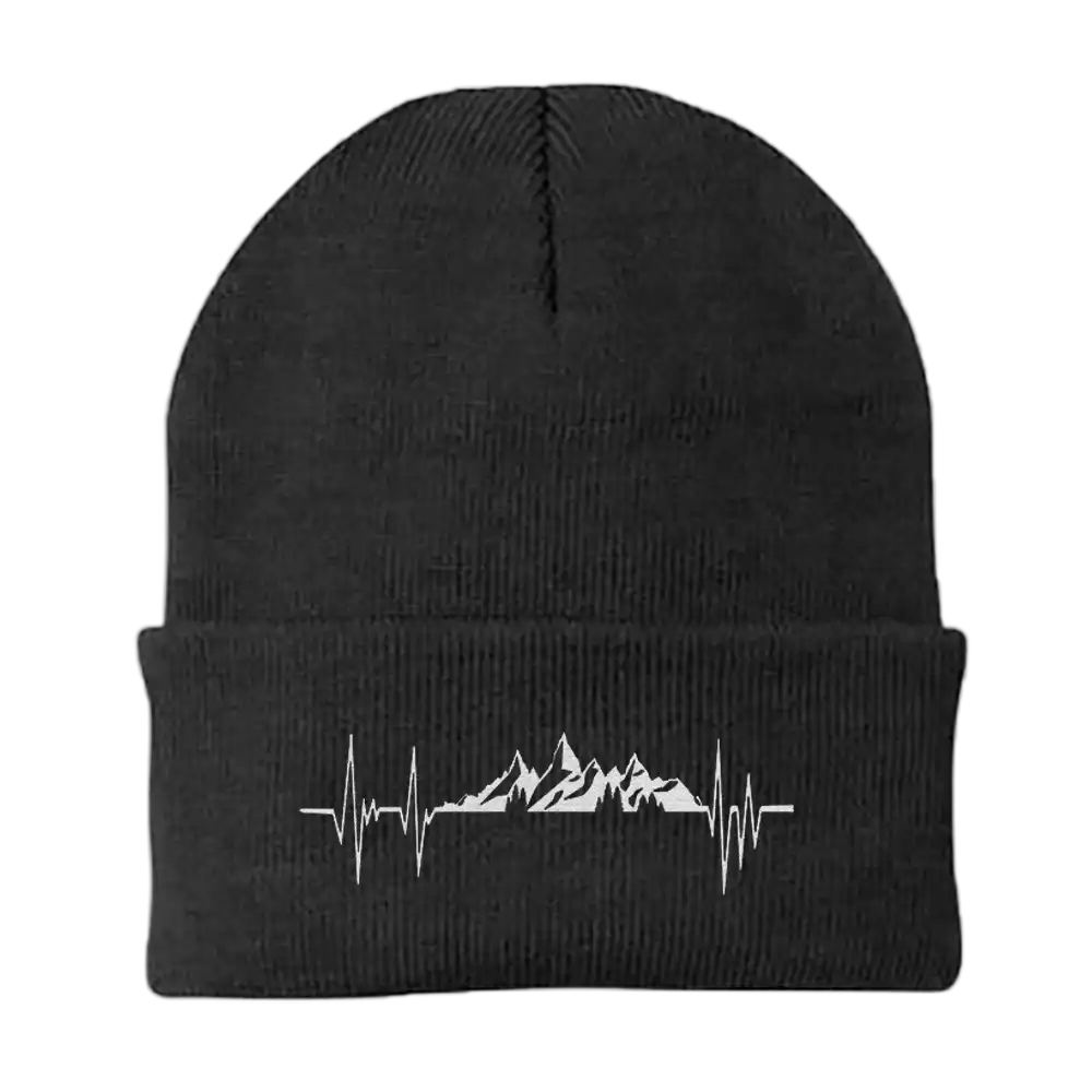 Heartbeat V2 Embroidered Beanie