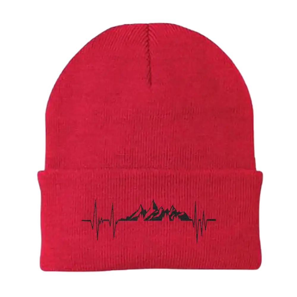 Heartbeat V2 Embroidered Beanie