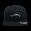 Heartbeat V2 Embroidered Flat Bill Cap