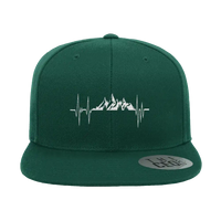 Thumbnail for Heartbeat V2 Embroidered Flat Bill Cap