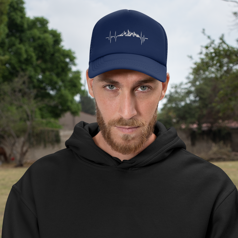 Heartbeat V2 Embroidered Trucker Hat