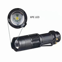 Thumbnail for High Power Waterproof Zoomable Mini Torch Tactical Mini Led Flashlight