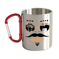 Thumbnail for Hike More Worry Less Carabiner Mug 12oz