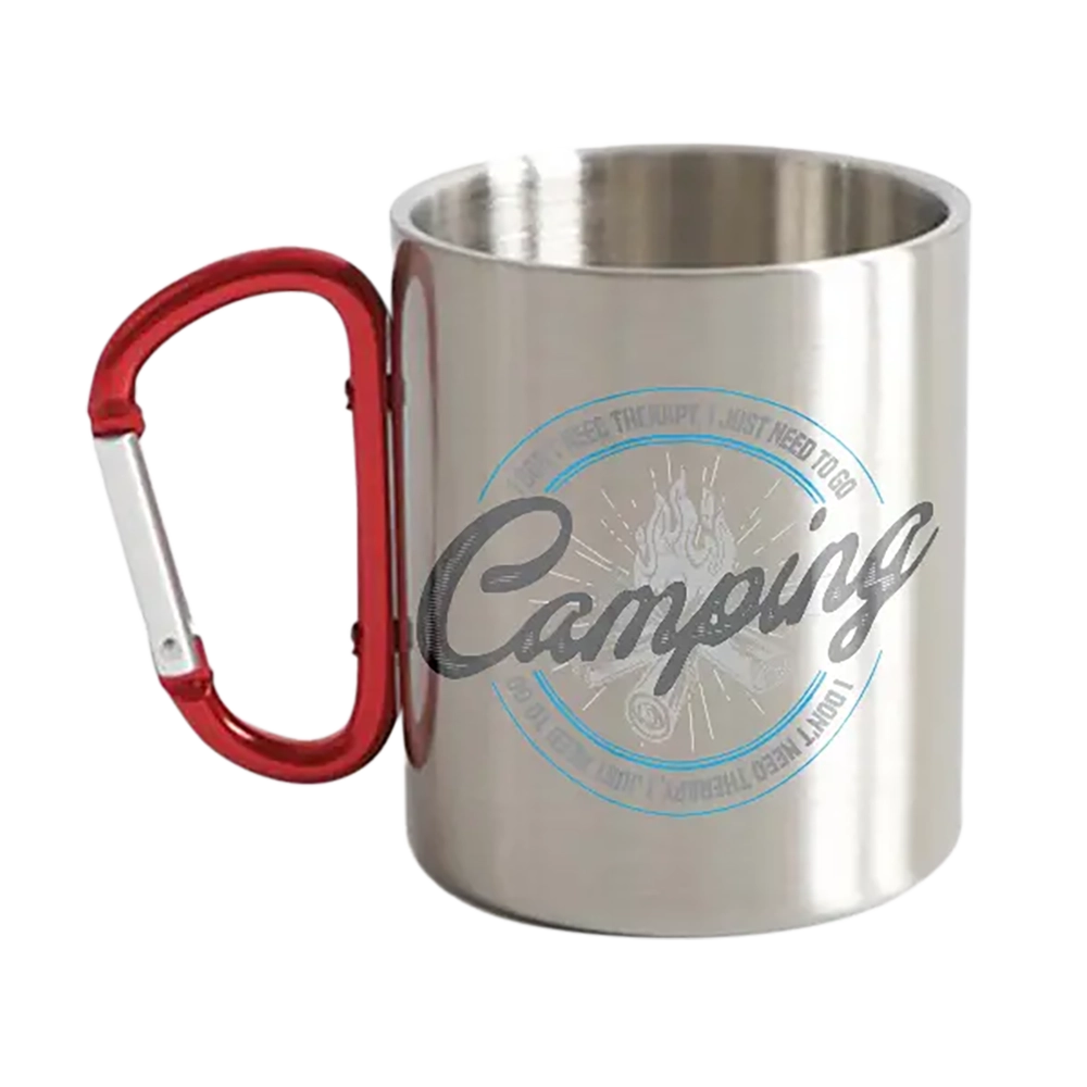 I Don't Need Therapy Stainless Steel Double Wall Carabiner Mug 12oz