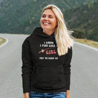 Thumbnail for I Fish Like A Girl Unisex Hoodie