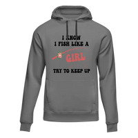 Thumbnail for I Fish Like A Girl Unisex Hoodie