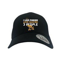 Thumbnail for I Like Fishing And Maybe Like 3 People Embroidered Trucker Hat