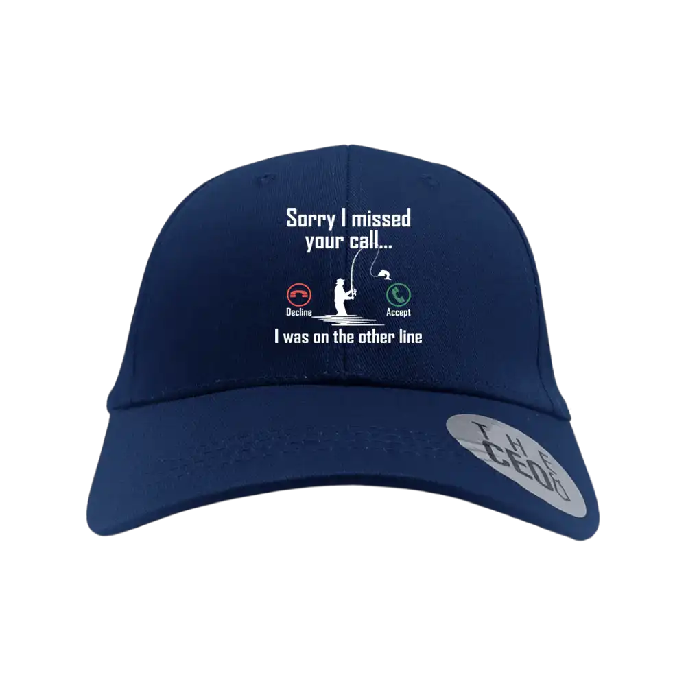 I Was On Another Line v2 Embroidered Baseball Hat