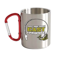 Thumbnail for Just One More Cast Carabiner Mug 12oz