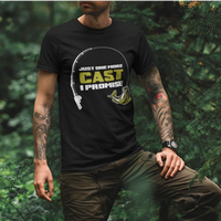 Thumbnail for Just One More Cast Man T-Shirt