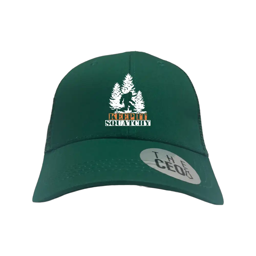 Keep It Squatchy Embroidered Trucker Hat