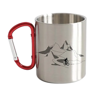 Thumbnail for Mountain Cycling Stainless Steel Double Wall Carabiner Mug 12oz