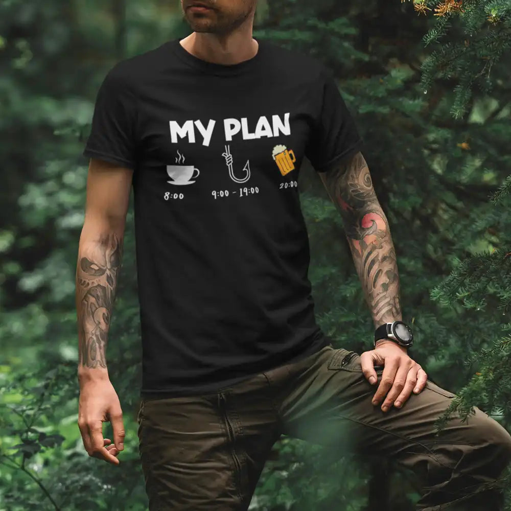 My Fishing Plan Man T-Shirt