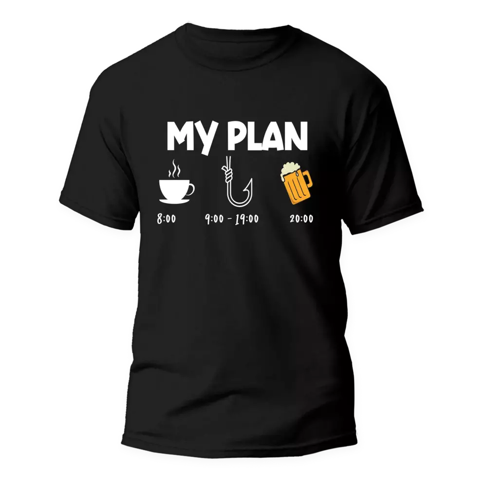 My Fishing Plan Man T-Shirt