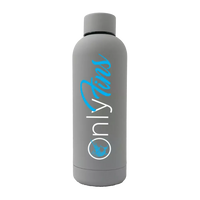 Thumbnail for Only Fins 17oz Stainless Rubberized Water Bottle