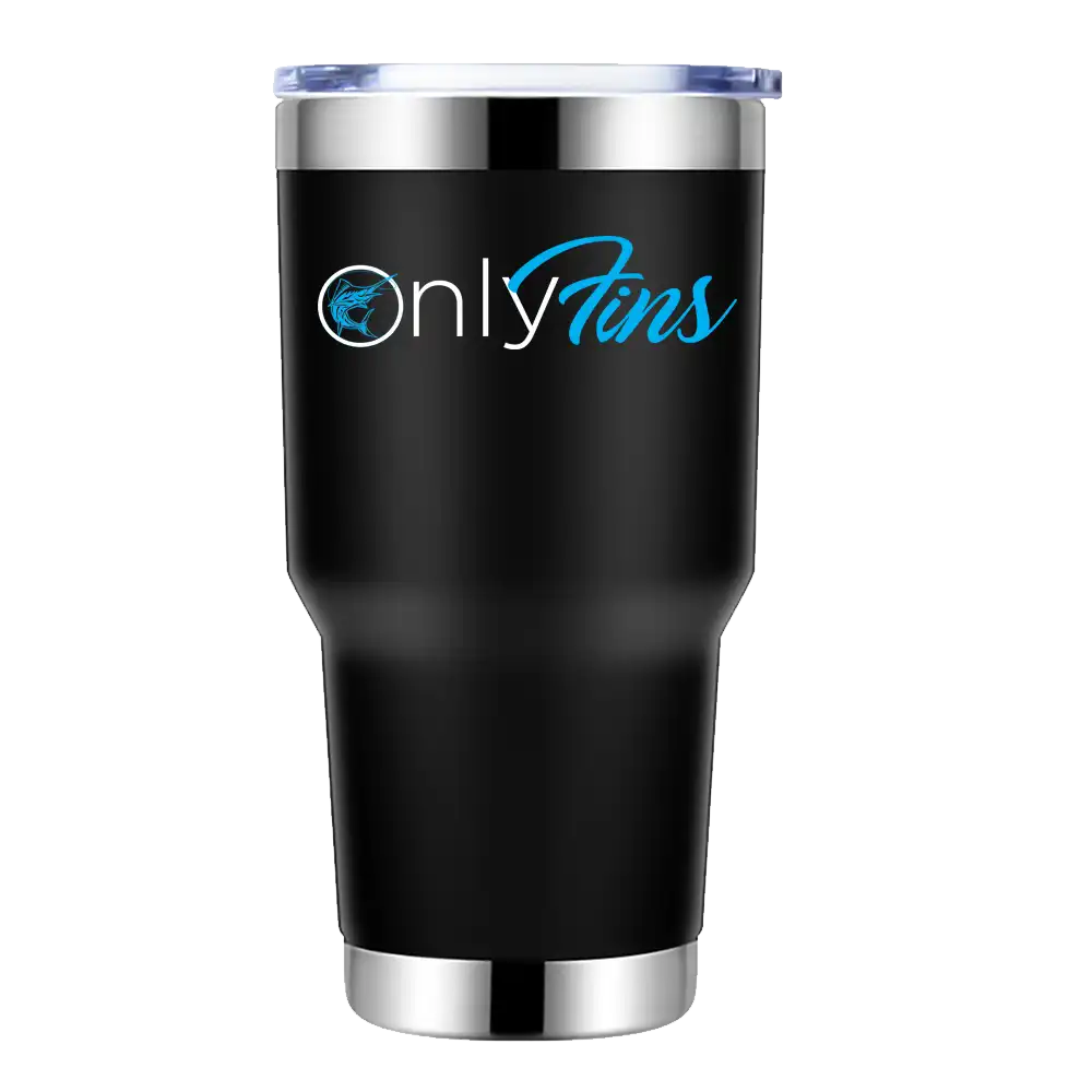 Only Fins 30oz Stainless Steel Tumbler