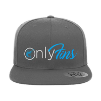 Thumbnail for Only Fins Embroidered Flat Bill Hat