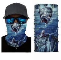 Thumbnail for Open Mouth Bass Neck Gaiter Face Mask