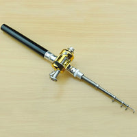 Thumbnail for Survival & Portable Telescopic Pocket Mini Pen Fishing Rod with Reel