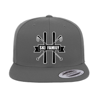 Thumbnail for Ski Family Embroidered Flat Bill Cap
