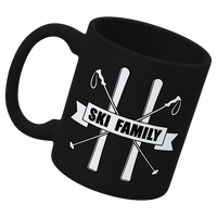 Thumbnail for Ski Family White Coffee Mug