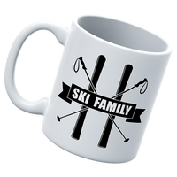 Thumbnail for Ski Family White Coffee Mug