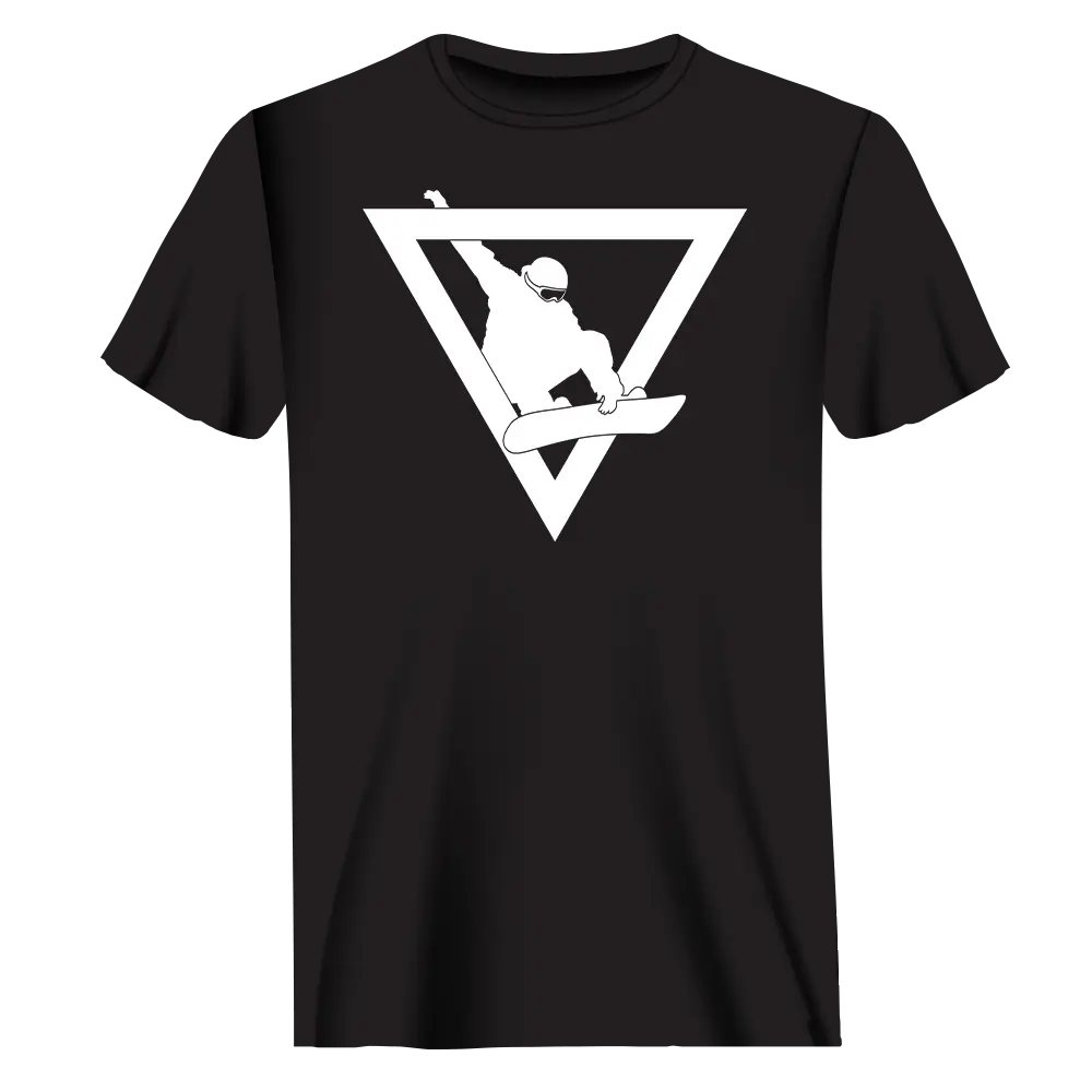 Snowboarder Geometry T-Shirt for Men