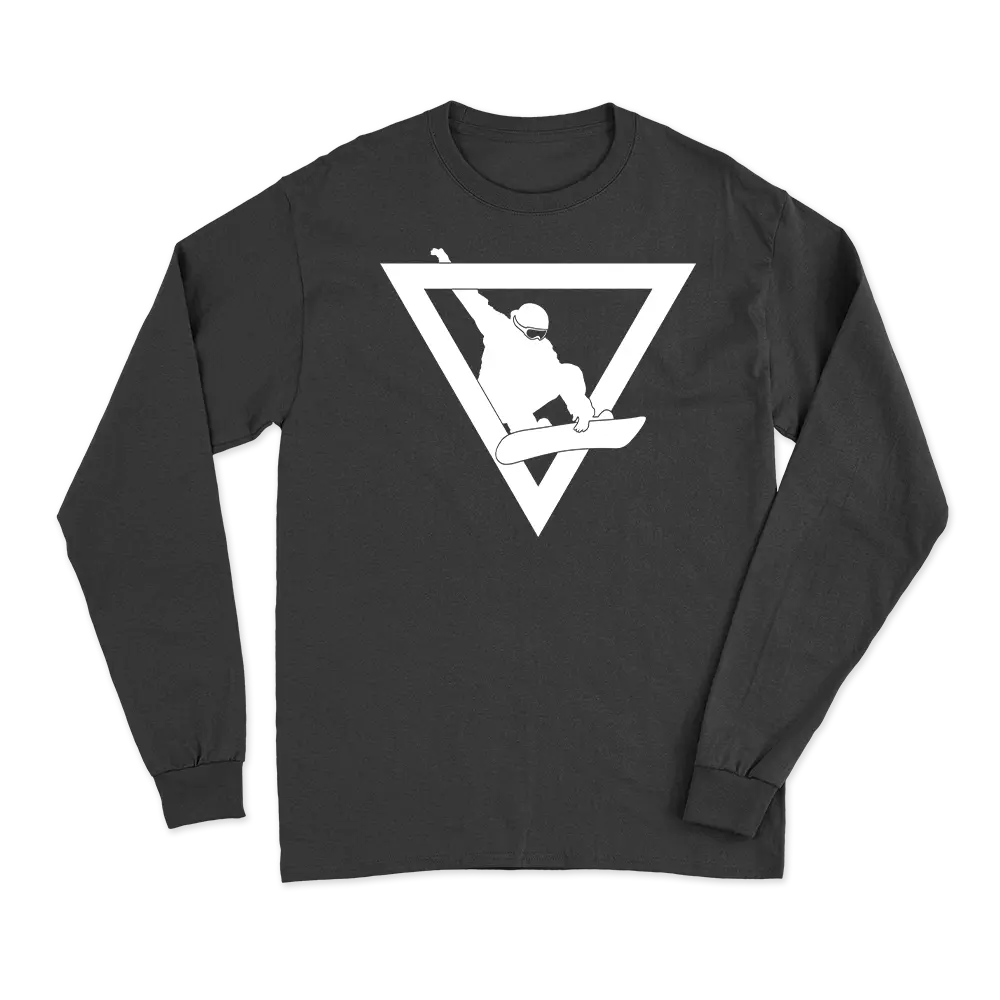 Never Underestimate An Old Snowboarder Long Sleeve T-Shirt