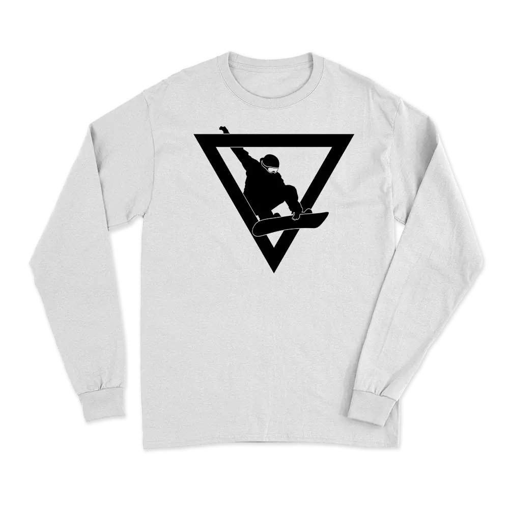 Never Underestimate An Old Snowboarder Long Sleeve T-Shirt