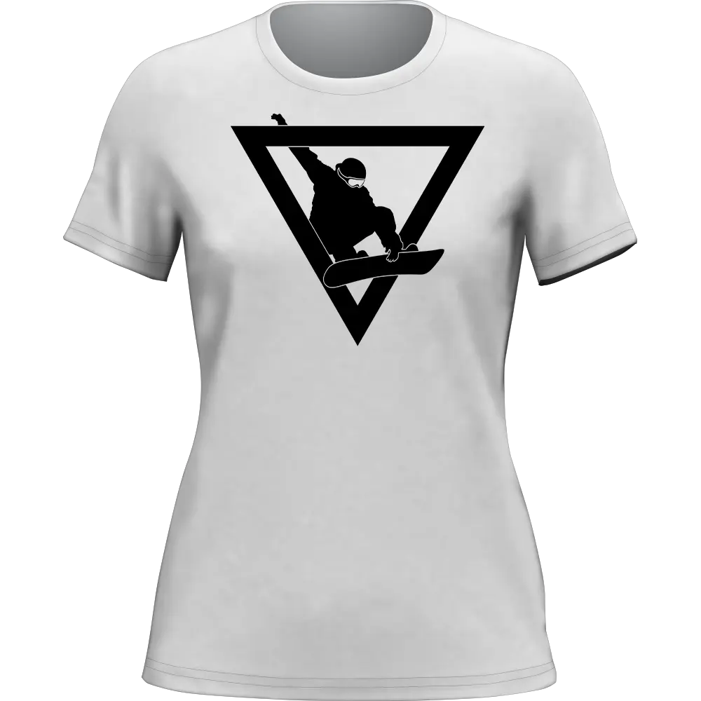 Snowboarder Geometry T-Shirt for Women