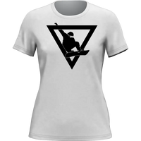 Thumbnail for Never Underestimate An Old Snowboarder T-Shirt for Women