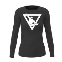 Thumbnail for Never Underestimate An Old Snowboarder Women Long Sleeve Shirt