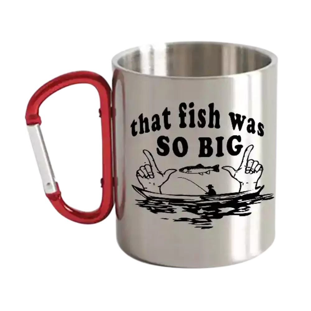 That Fish Was So Big Carabiner Mug 12oz